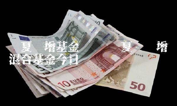 华夏稳增基金净值 华夏优势增长混合基金今日净值