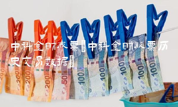 中科金财股票(中科金财股票历史交易数据)