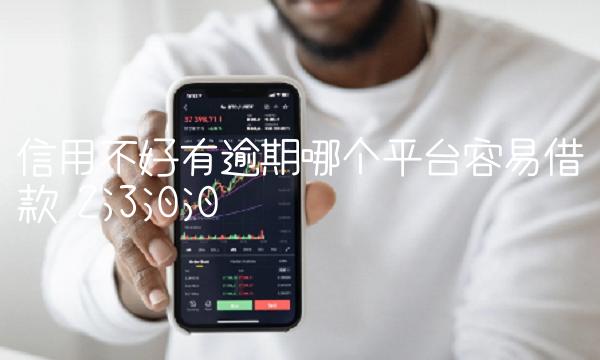 信用不好有逾期哪个平台容易借款 2;3;0;0