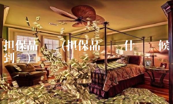 担保品划转(担保品划转什么时候到账)