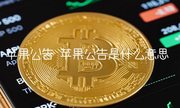 苹果公告 苹果公告是什么意思