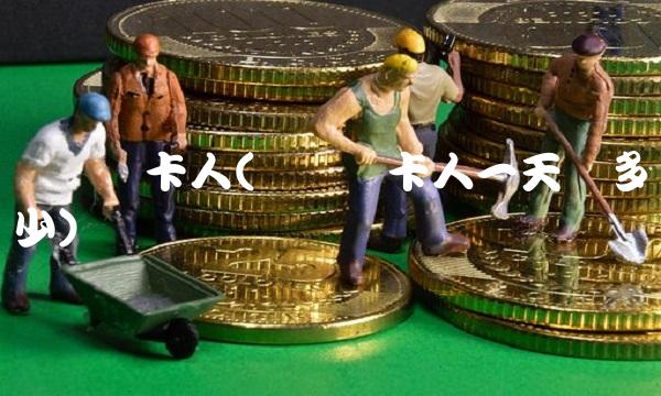 职业养卡人(职业养卡人一天还多少)