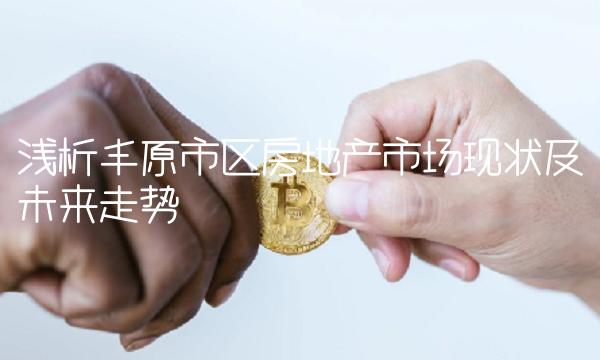 浅析丰原市区房地产市场现状及未来走势