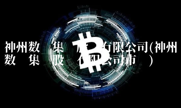 神州数码集团股份有限公司(神州数码集团股份有限公司市值)