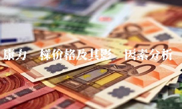 康力电梯价格及其影响因素分析