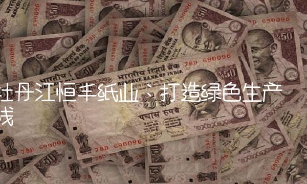 牡丹江恒丰纸业：打造绿色生产线