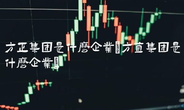 方正集团是什么企业(方直集团是什么企业)