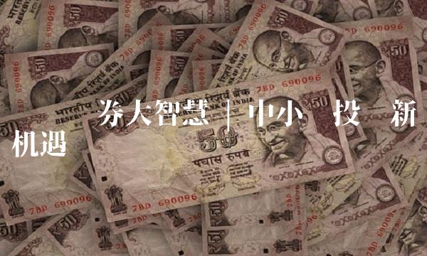 齐鲁证券大智慧 中小创投资新机遇