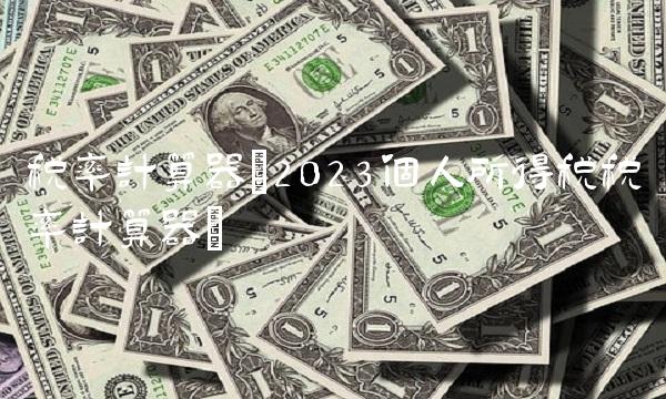 税率计算器(2023个人所得税税率计算器)