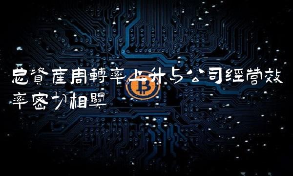 总资产周转率上升与公司经营效率密切相关