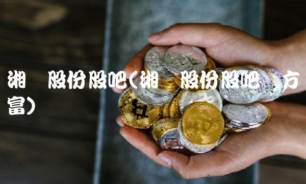 湘电股份股吧(湘电股份股吧东方财富)