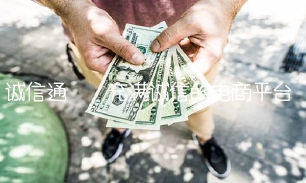 诚信通——充满诚信的电商平台