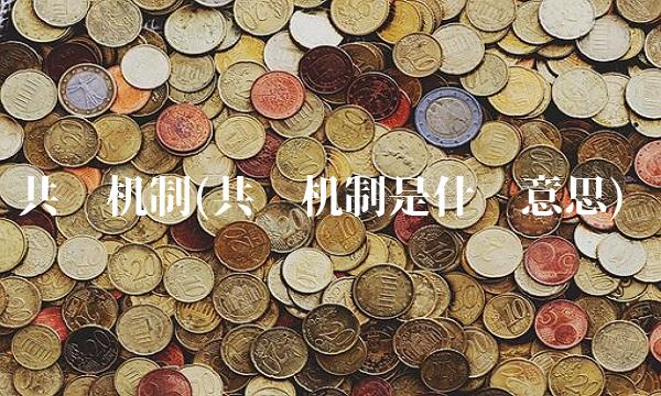 共识机制(共识机制是什么意思)