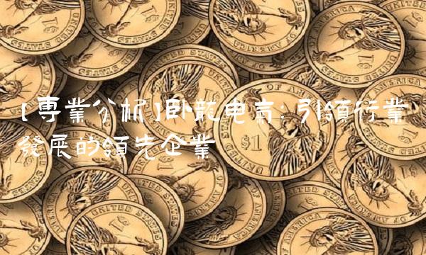 【专业分析】卧龙电气：引领行业发展的领先企业