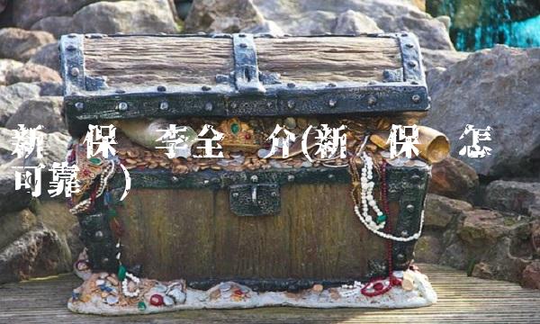 新华保险李全简介(新华保险怎么样可靠吗)