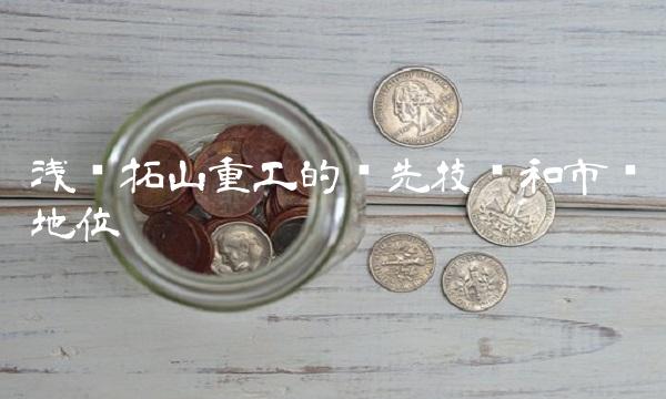 浅谈拓山重工的领先技术和市场地位