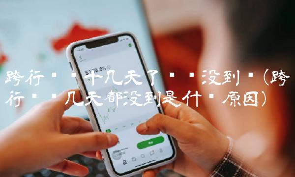 跨行转账十几天了为啥没到账(跨行转账几天都没到是什么原因)