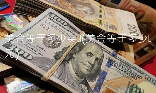 美金等于多少英镑(美金等于多少欧元)