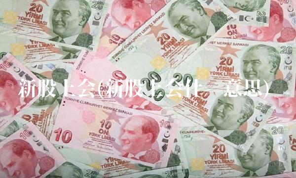 新股上会(新股上会什么意思)