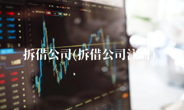 拆借公司(拆借公司注册)(1)