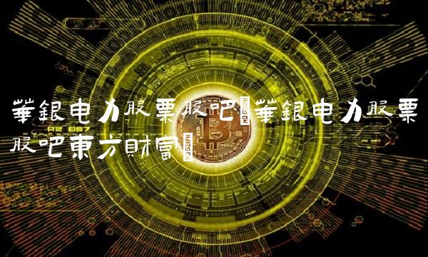 华银电力股票股吧(华银电力股票股吧东方财富)