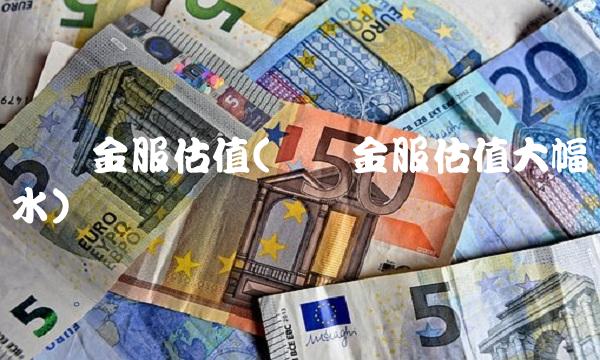 蚂蚁金服估值(蚂蚁金服估值大幅缩水)