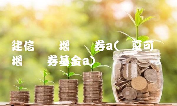 建信转债增强债券a(华夏可转债增强债券基金a)