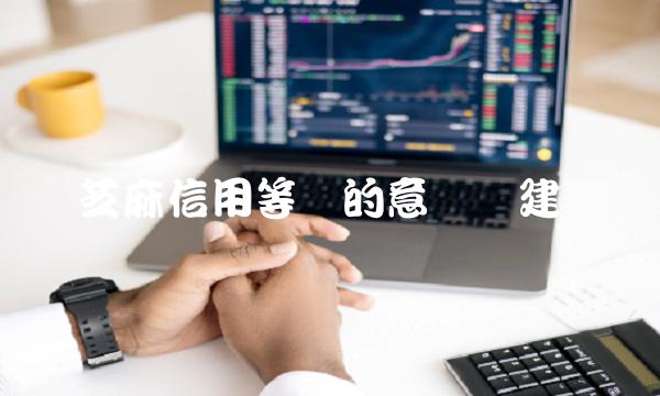 芝麻信用等级的意义与建议