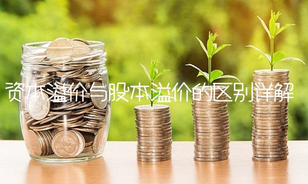 资本溢价与股本溢价的区别详解