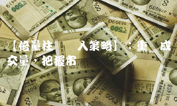 【倍量柱种买入策略】：重视成交量，把握市场热点
