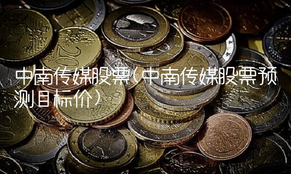 中南传媒股票(中南传媒股票预测目标价)(1)