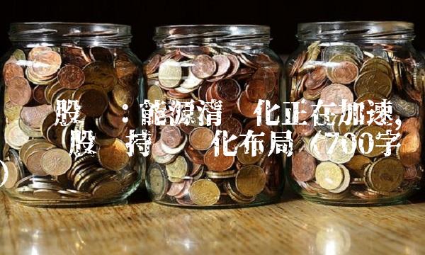 华锐股份：能源清洁化正在加速， 华锐股份持续优化布局（700字）