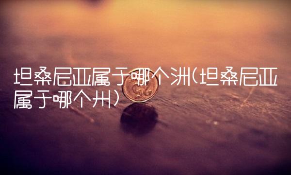 坦桑尼亚属于哪个洲(坦桑尼亚属于哪个州)