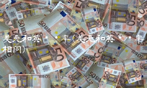 美元和英镑汇率(美元和英镑汇率相同)