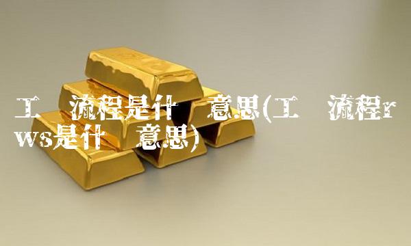 工艺流程是什么意思(工艺流程rws是什么意思)