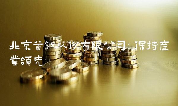 北京首钢股份有限公司：保持产业领先