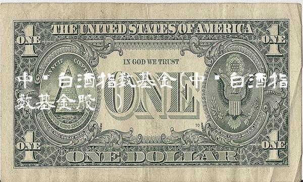 中证白酒指数基金(中证白酒指数基金股吧)