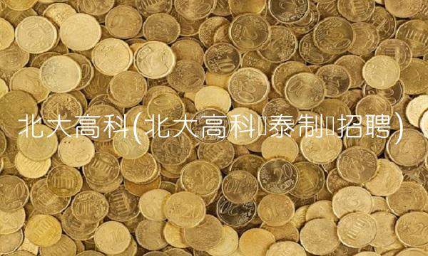 北大高科(北大高科华泰制药招聘)(1)
