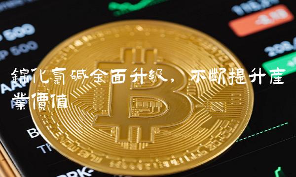 锦化氯碱全面升级，不断提升产业价值