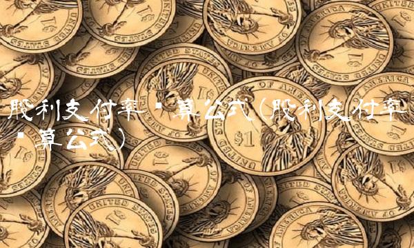 股利支付率计算公式(股利支付率计算公式)(1)