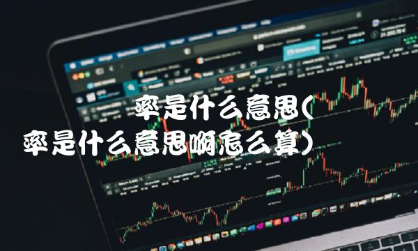 资产负债率是什么意思(资产负债率是什么意思啊怎么算)