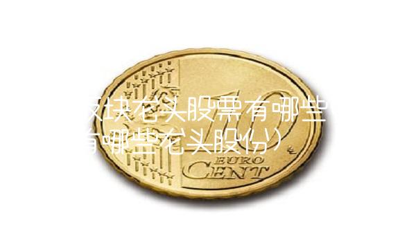 基建板块龙头股票有哪些(基建股票有哪些龙头股份)(1)