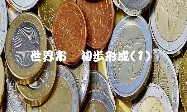 世界市场初步形成(1)