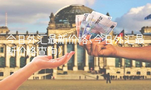 今日外汇最新价格(今日外汇最新价格查询)