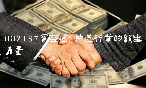 002137实益达：快递行业的新生力量
