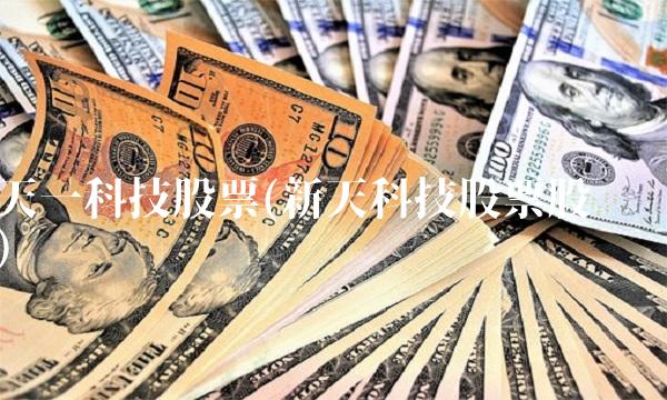 天一科技股票(新天科技股票股吧)