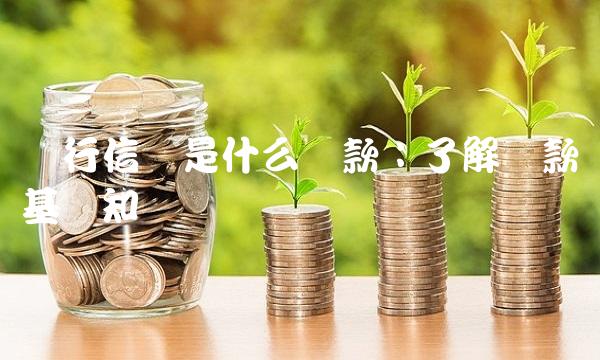 银行信贷是什么贷款：了解贷款基础知识