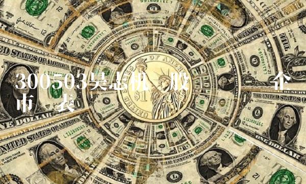 300503昊志机电股吧——龙头企业市场表现强劲