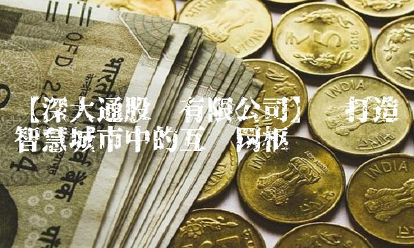 【深大通股份有限公司】——打造智慧城市中的互联网枢纽