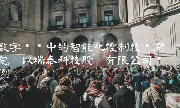 数字经济中的智能化控制技术研究——以瑞泰科技股份有限公司为例